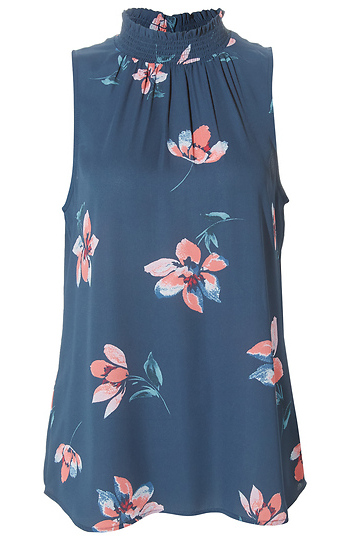 Daniel Rainn Floral Sleeveless Top Slide 1