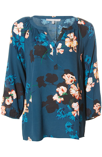 Daniel Rainn Long Sleeve Floral Top Slide 1
