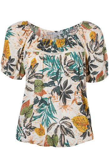 Daniel Rainn Puff Sleeve Top Slide 1