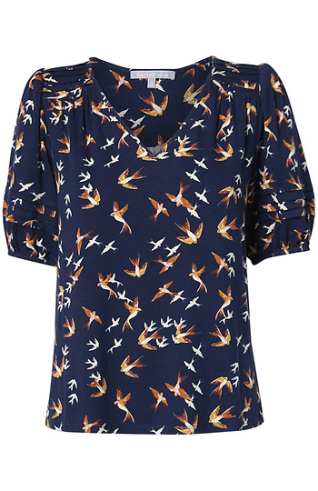 Daniel Rainn Puff Sleeve Top Slide 1