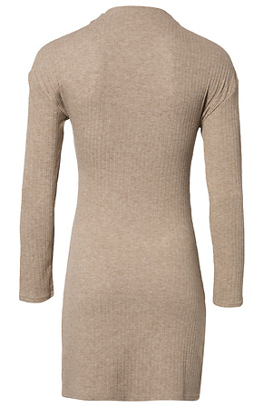 chinese dress ladies Petal Sleeve Mock Neck Dress
