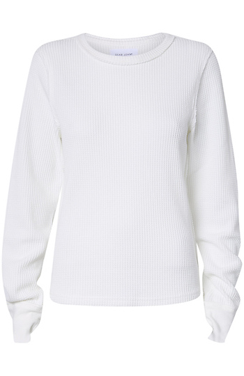 Waffle Knit Long Sleeve Slide 1