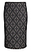 Lace Detail Pencil Skirt Thumb 1