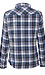 Snap Front Long Sleeve Plaid Top Thumb 2