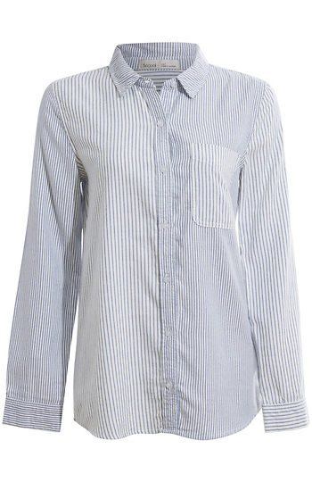 Button Down Striped Shirt Slide 1