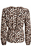 Animal Print Surplice Long Sleeve Thumb 2