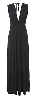 Veronica M Deep V Maxi Dress