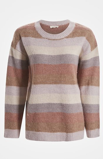 Striped Multi-Color Sweater Slide 1