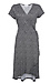 Midi Faux Wrap Dress Thumb 1