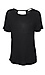 Short Sleeve Draped Open Back Thumb 1
