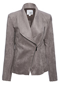 Kut from the Kloth Faux Suede Drape Collar Jacket
