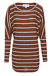 Striped Brushed Long Sleeve Top