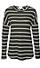 Ria Brushed Striped Hi-Low Top Thumb 1