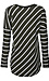 Ria Brushed Striped Hi-Low Top Thumb 2