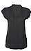 Split Neck Short Sleeve Top Thumb 1