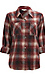 Plaid Button Down with Rolled Sleeves Thumb 1