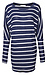 Striped Brushed Long Sleeve Top Thumb 1