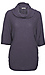 Cowl Neck 3/4 Sleeve Brushed Top Thumb 1