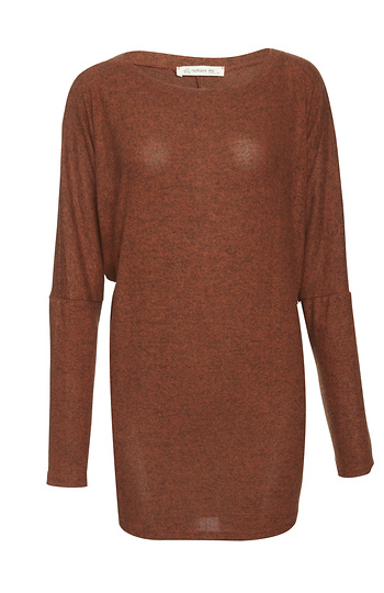 Stella Brushed Long Sleeve Dolman Top Slide 1