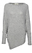 Long Sleeve Brushed Asymmetrical Hem Top Thumb 1