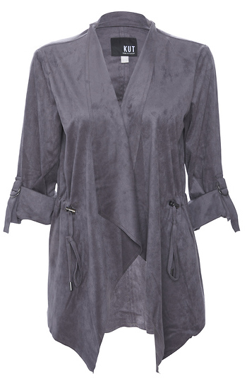 KUT from the Kloth Adjustable Waist Open Front Jacket Slide 1
