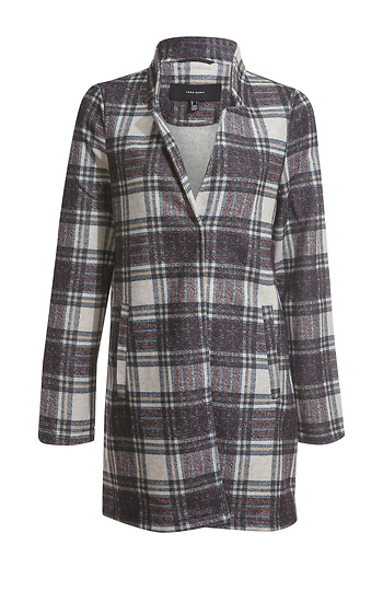 Plaid Coat Slide 1
