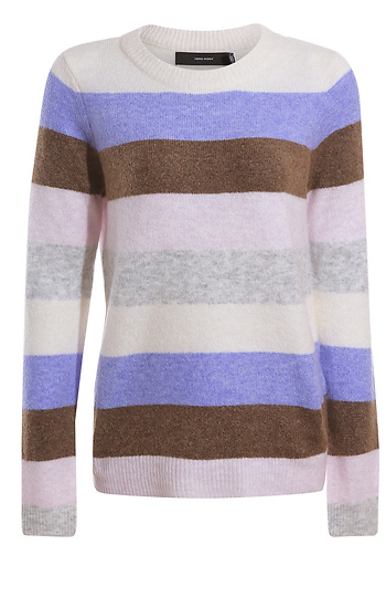 Long Sleeve Striped Sweater Slide 1
