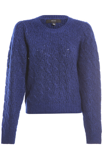 Marbled Knit Sweater Slide 1
