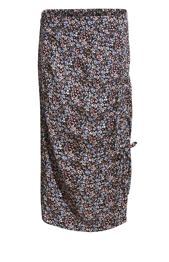 Floral Midi Skirt Slide 1