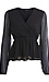Surplice Peplum Blouse Thumb 1