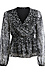 Surplice Peplum Blouse Thumb 1