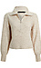 Half Zip Collar Cropped Sweater Thumb 1