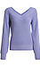 Long Sleeve V-Neck Knit Sweater Thumb 1