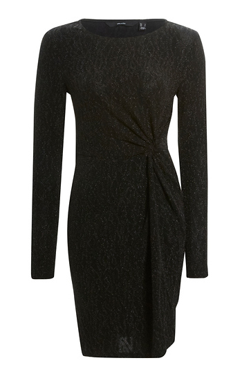 Long Sleeve Knot Dress Slide 1