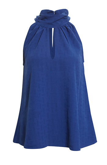 Sleeveless Halter Neck Top Slide 1