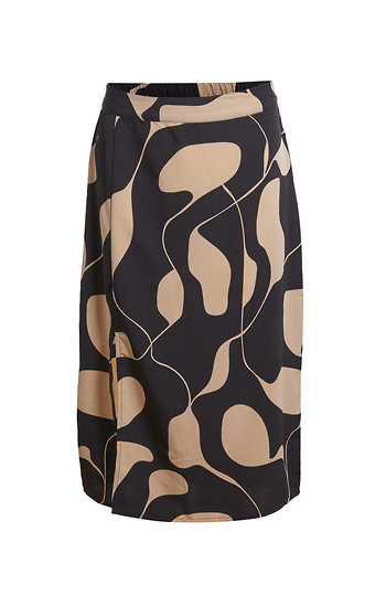 Printed Midi Skirt Slide 1