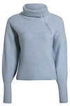 High Neck Half Zip Knit