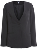 Collarless Blazer