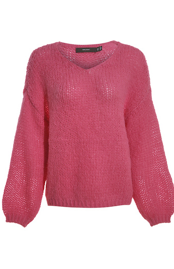 Vero Moda V-Neck Knit Sweater Slide 1