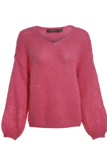 V-Neck Knit Sweater Slide 1