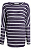 Striped Brushed Long Sleeve Top Thumb 1