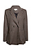 Double Breasted Houndstooth Print Blazer Thumb 1