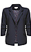 Shirred Sleeve Blazer Thumb 1