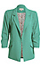 Skies are Blue Shirred Sleeve Blazer Thumb 1