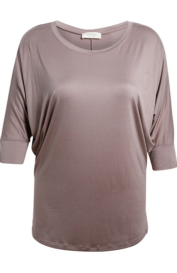 Nina Dolman Round Neck Modal Jersey Top Slide 1