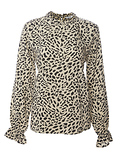 ICHII Leopard Print Blouse