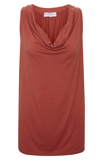 Michael Stars Cowl Neck Top Slide 1
