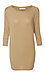 Boat Neck Brushed 3/4 Sleeve Top Thumb 1