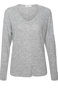 Raw Edge Brushed Long Sleeve Slide 1