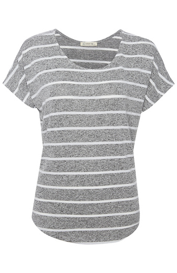 Short Sleeve Striped Top Slide 1